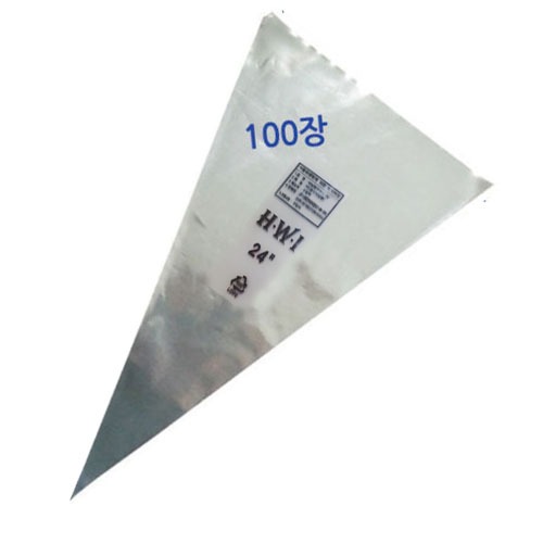 고급 HWI 비닐 짤주머니 24인치-100매